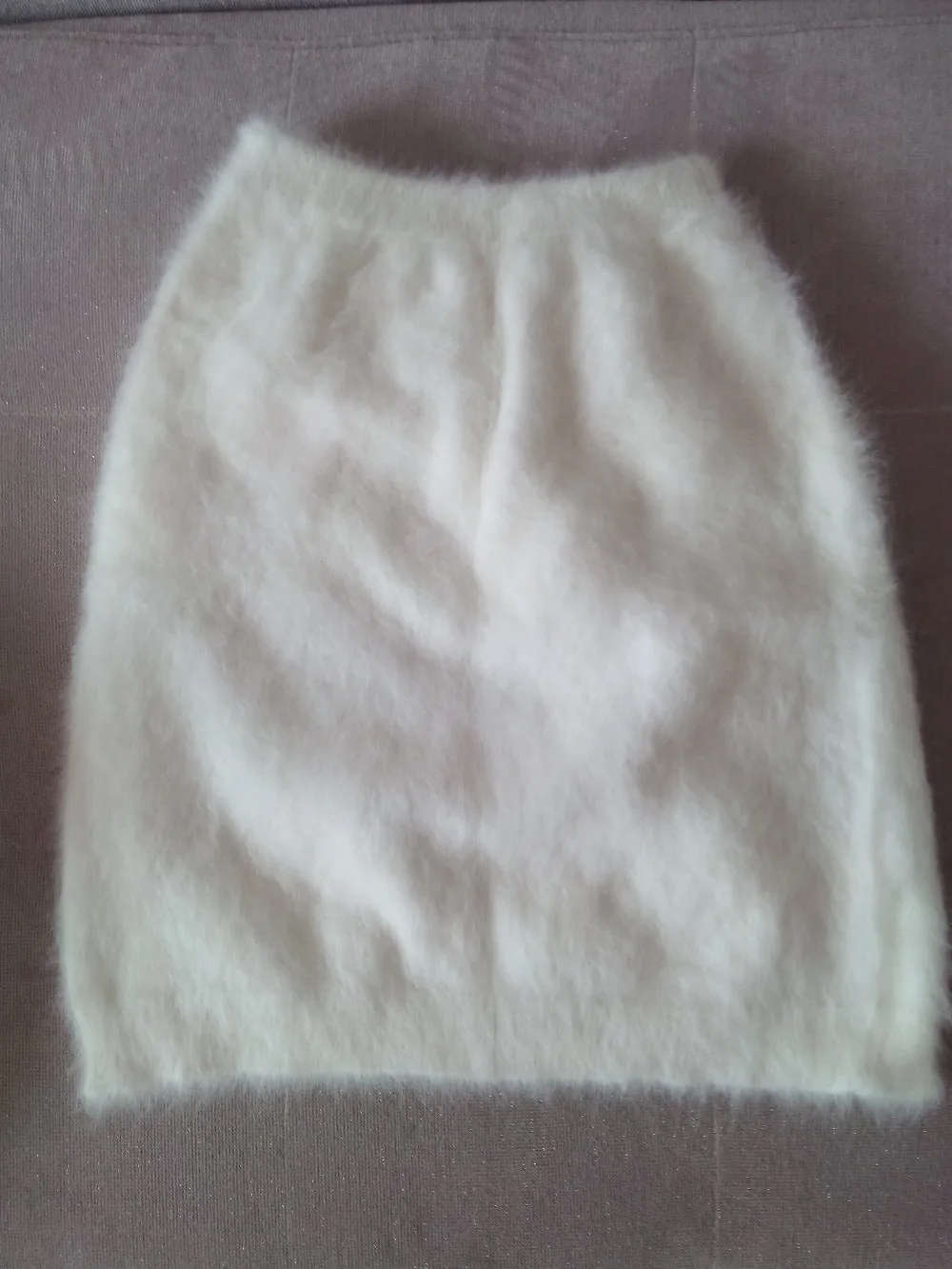 Женский Пушистый свитер кардиган с узкой юбкой норковый кашемир бесплатная