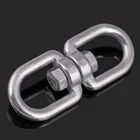 Вращающееся кольцо из нержавеющей стали 304, Универсальное кольцо, 8-кольцевая цепь, пряжка, аксессуары для такелажа, аксессуары для собак, M4-M20, 1 шт.