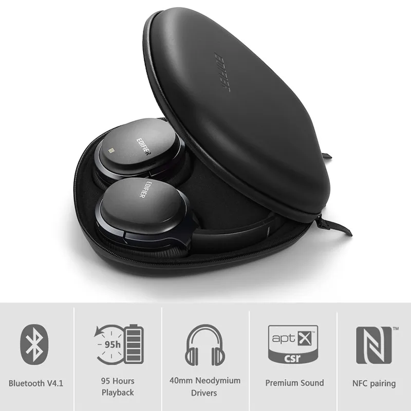 Беспроводные наушники EDIFIER W830BT Bluetooth v4.1 HIFI стереонаушники с глубокими басами