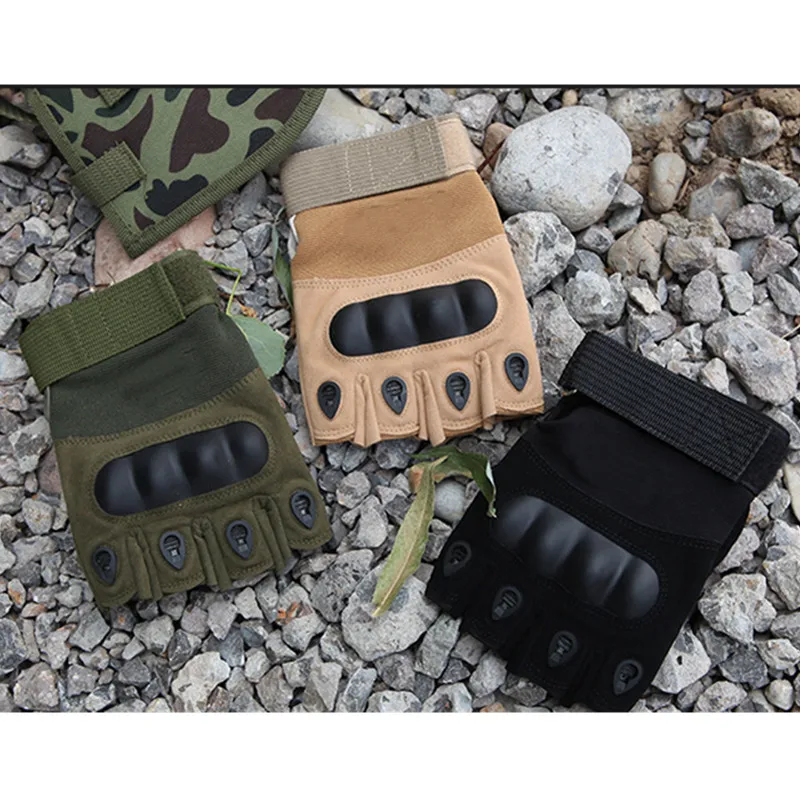 

FARAMIGO Outdoor Tactical Gloves Airsoft Sport Gloves Half Finger Type Military Men Combat Gloves Shooting Hunting Gloves