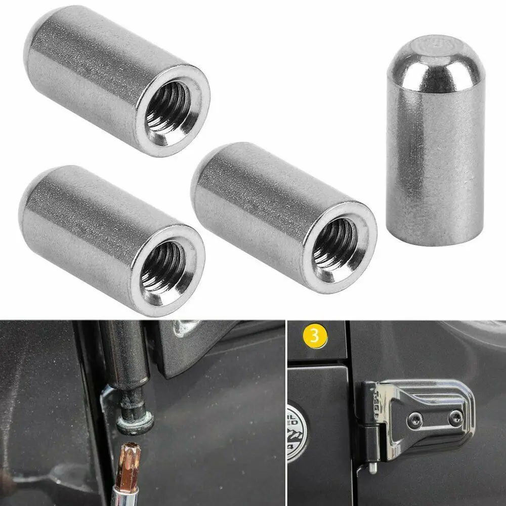 Чжуан Цянь 1 Набор/8 шт. дверной штифт направляющие инструменты для Jeep Wrangler 4 двери
