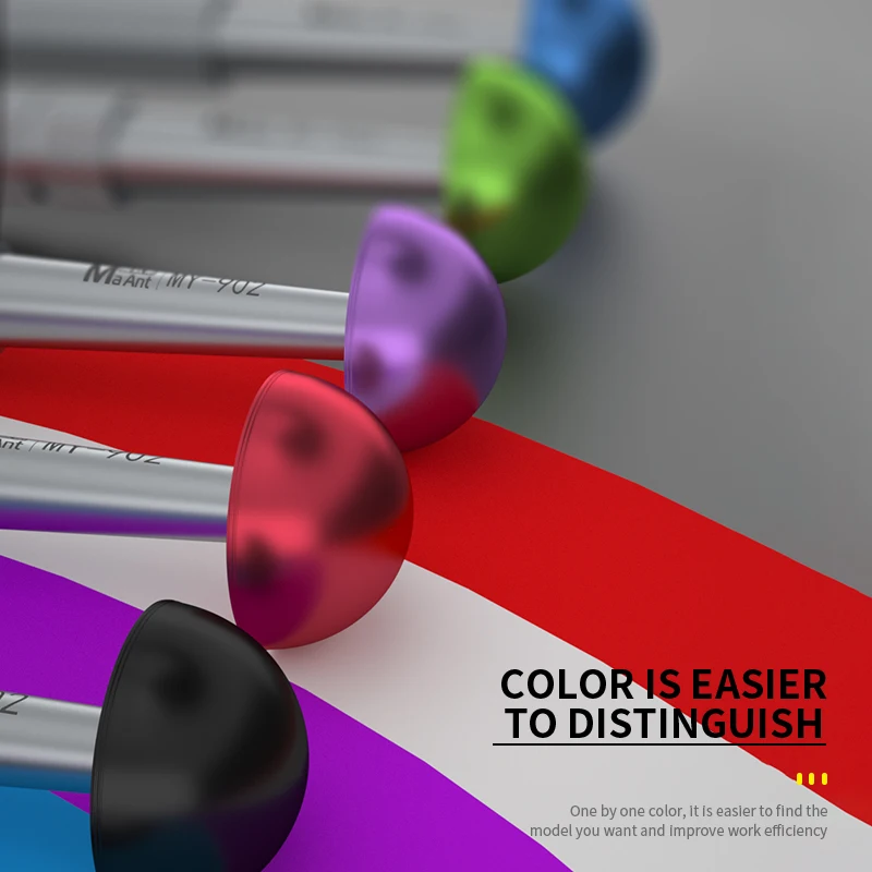 

MaAnt MY-902 3D Colorful Mushroom Knight Screwdriver High Hardness Anti AS Qianli Jabe JC JCID AIXUN