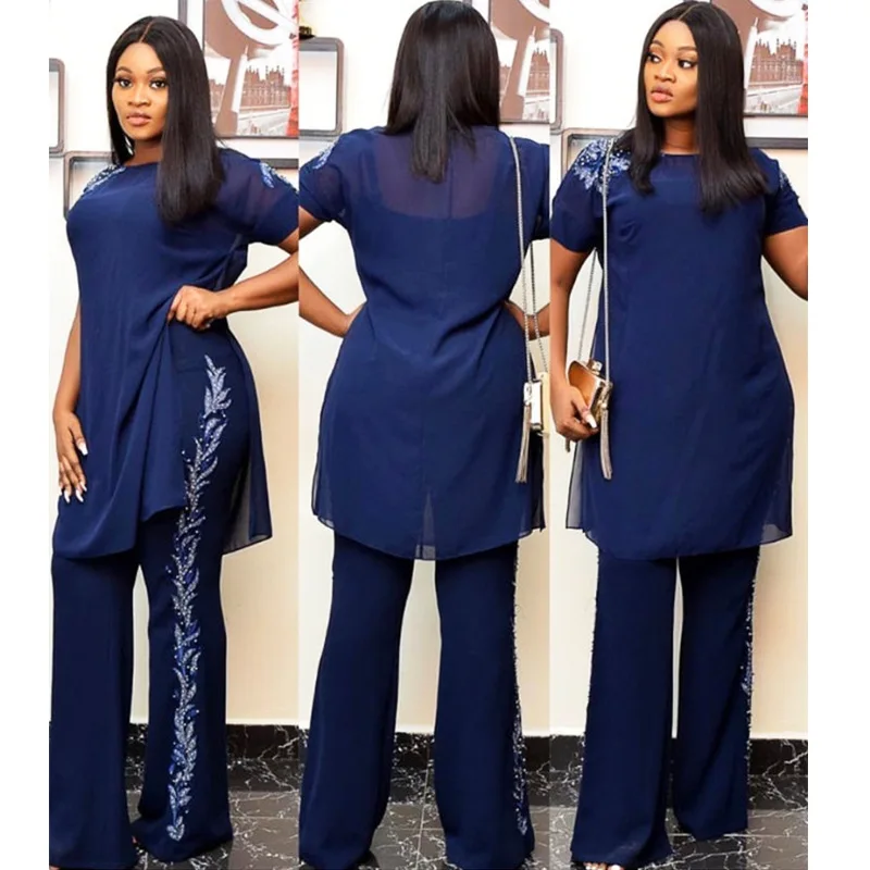 L-3XL Large Size 2 Piece Women