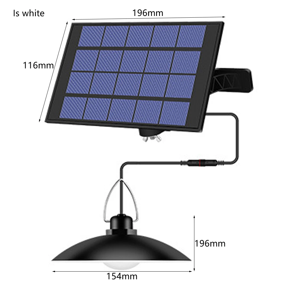 

Waterproof 1/2/3/4 Head Solar Pendant Light Outdoor Indoor Solar Lamp With Warm White/White Lighting For Courtyard Garden