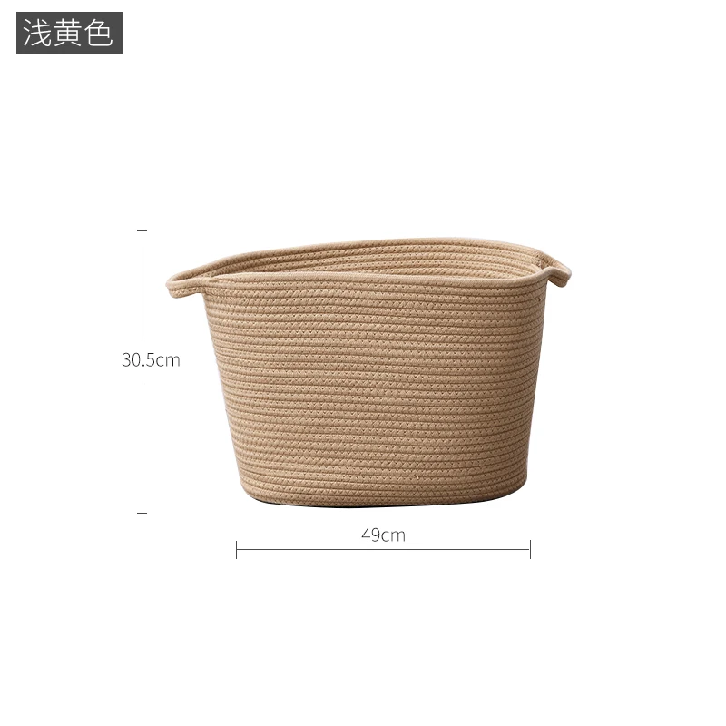 

Baby Dirty Laundry Basket Cotton Hang Foldable Toy Storage Baskets Picnic Bedroom Organizer Panier Osier Home Organizer DK50SB