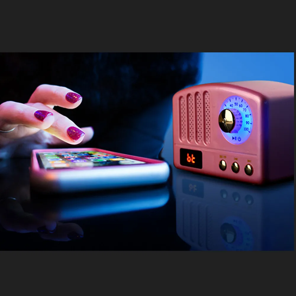 Беспроводная bluetooth-колонка HIPERDEAL M3 полнофункциональный ретро-динамик со штекером