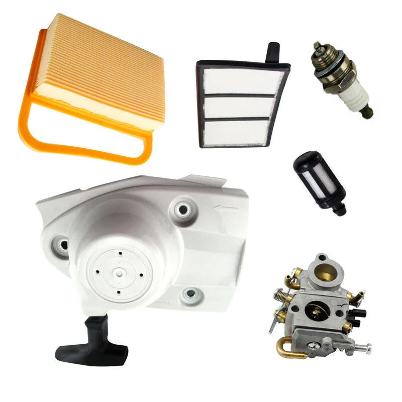 

Carburetor Pull Recoil Starter Start Kit Set For Stihl TS410 TS420 Zama C1Q-S118 Carb Garden Power Tools Accessories