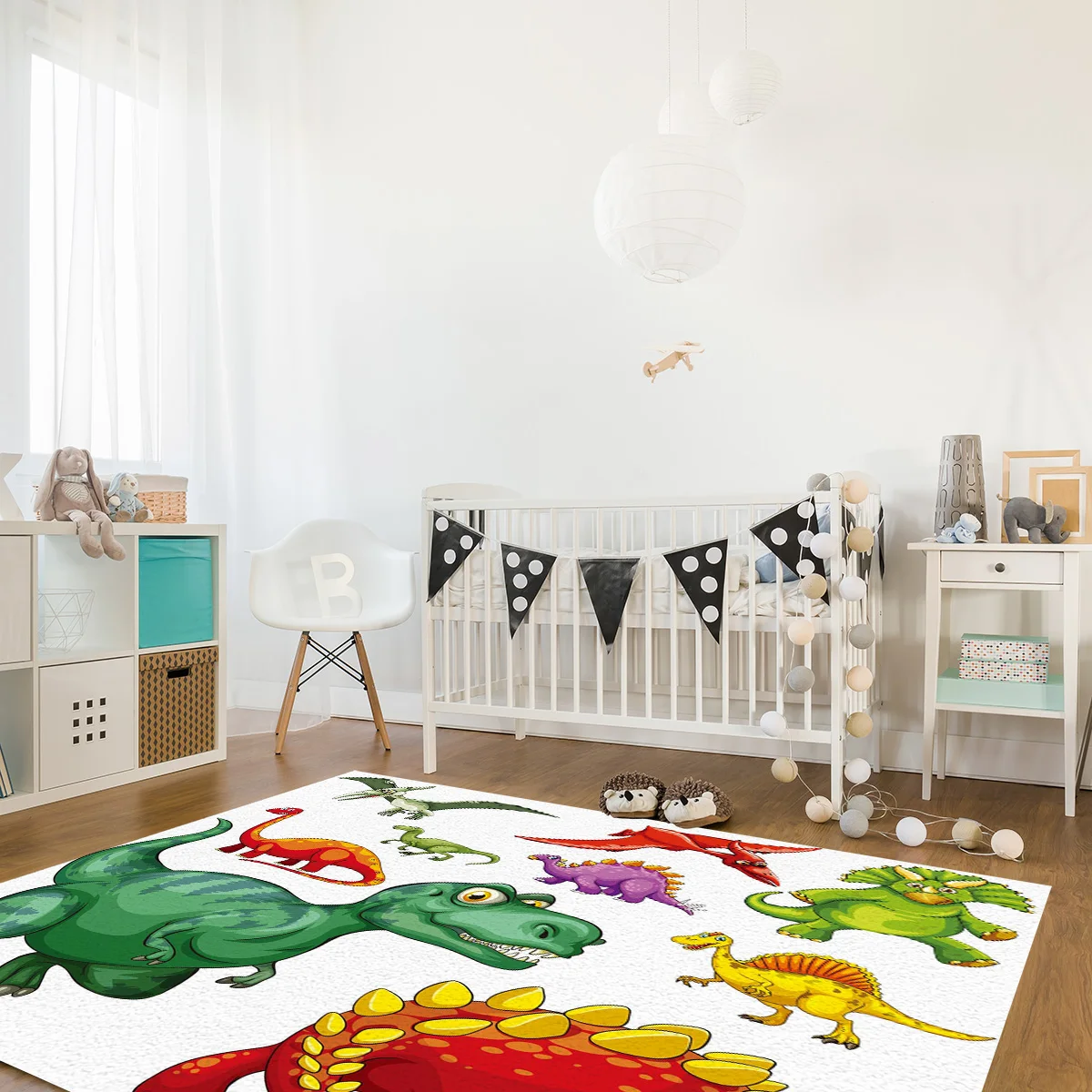 ?? 動物恐竜テロダクティルカーペットベッドルームベッドサイド毛布ラグクロークカーペットの寝室の装飾