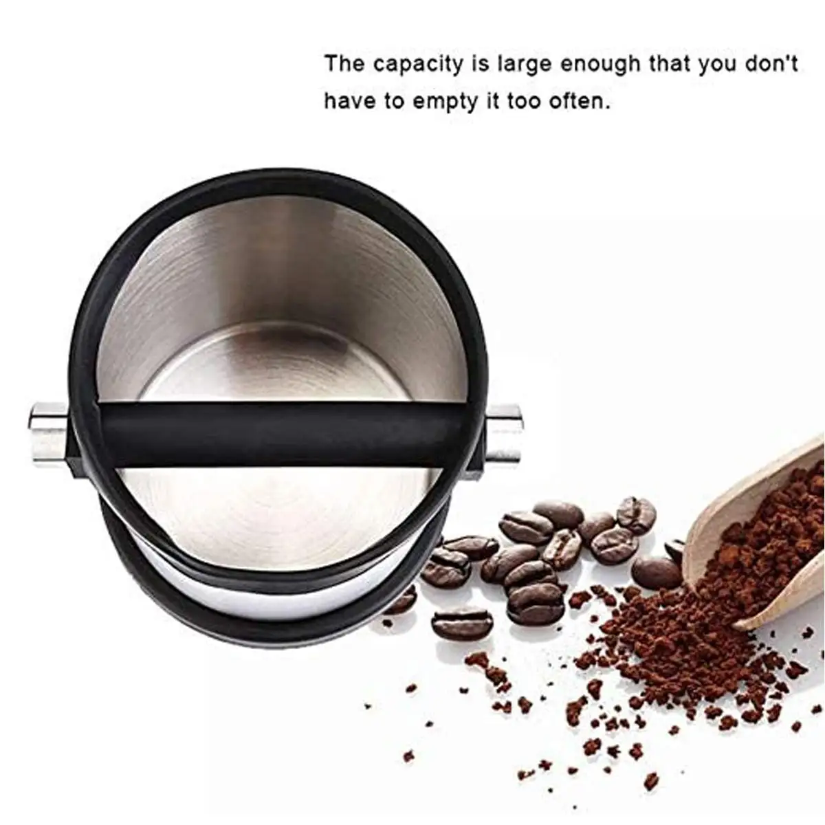 

Anti Slip Coffee Grind Dump Bin Household Coffee Tools Cafe Accessories Coffee Grind Knock Box Espresso Grounds Container