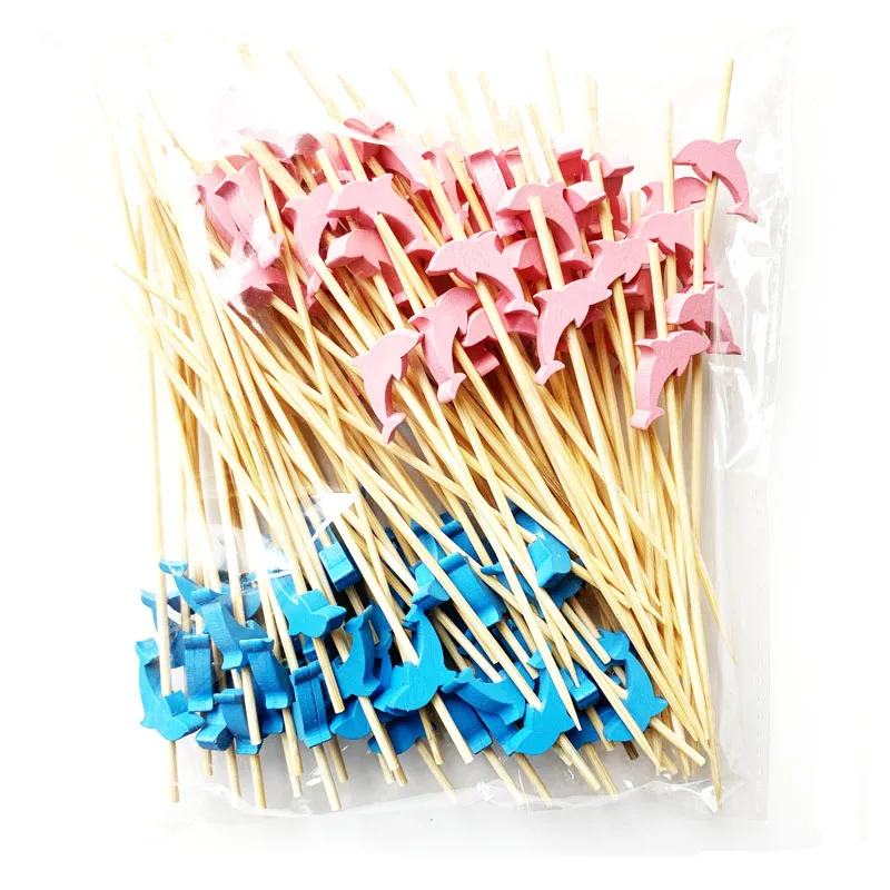 100 шт. бамбуковые палочки для украшения коктейлей | Дом и сад
