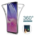 Чехол с полным покрытием 360 градусов для Samsung Galaxy S20 FE S10 S9 S8 Plus Note20 Ultra Note10 9 8 Lite A01 A11 A21S A31 A41 A51 A71, мягкий чехол