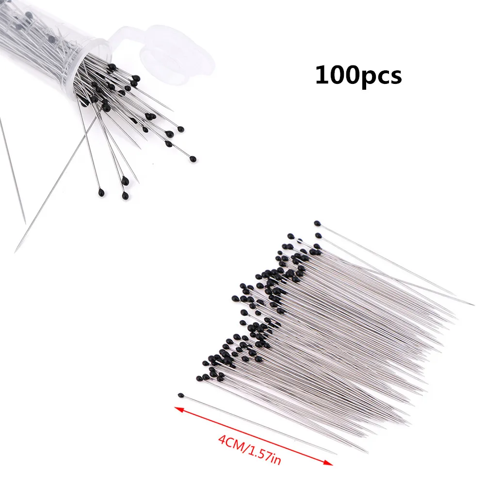 

100pcs New Nsect Pins Specimen Needle Stainless Steel With Plastic Box School Lab Entomology Body Dissection Insect Needle