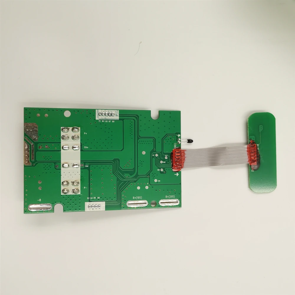 10*18650 version Battery Plastic Case Charging Protection Circuit Board PCB for greenworks 40V Lawn mower cropper grass cutter |