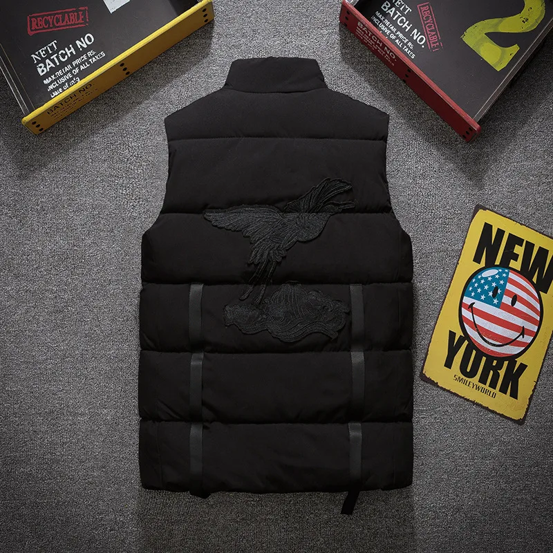 Новинка стильный осенне-зимний жилет для мужчин высокое качество капюшон теплая