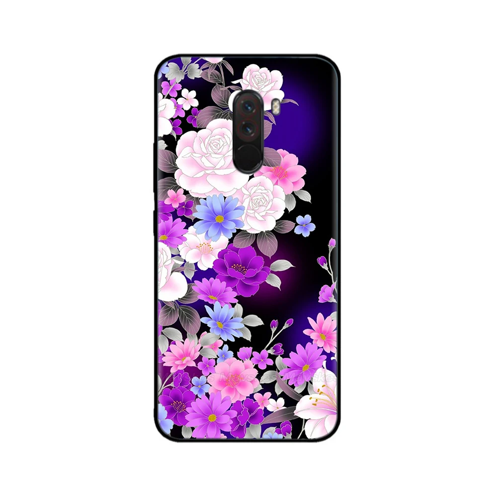 phone case for xiaomi pocophone f1 global case pocofone f1 silicone soft tpu back cover for xiomi poco f1 case black bumper free global shipping