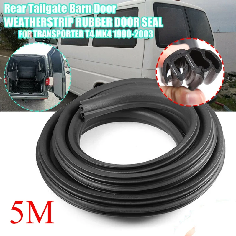 

Car Rear Tailgate Barn Door Aperture Seal Waterproof Rubber Seal for Transporter T4 T5 MK4 1990-2003