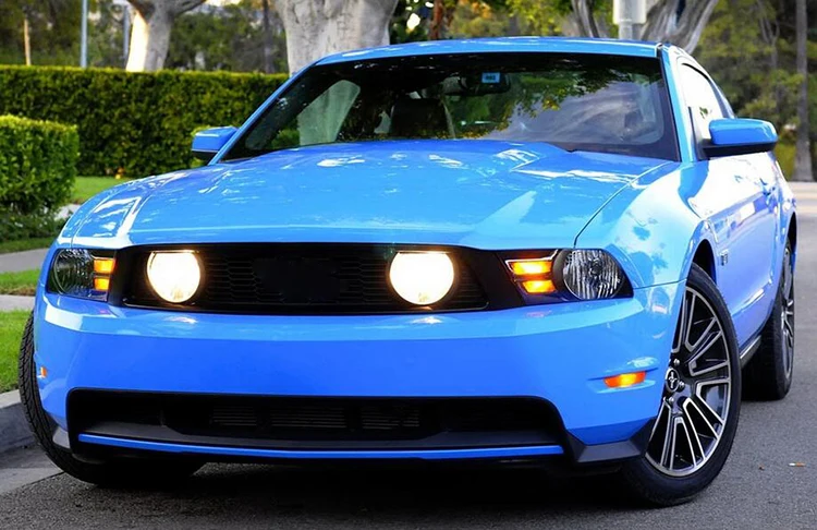 Для Ford mustang 2010 2011 2012 многоцветные светодиодные глаза ангела комплект RGB Halo кольца фары дневного света
