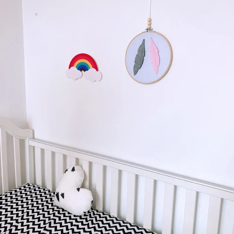 Украшение для дома Радужное плетение ручной работы орнамент скандинавский