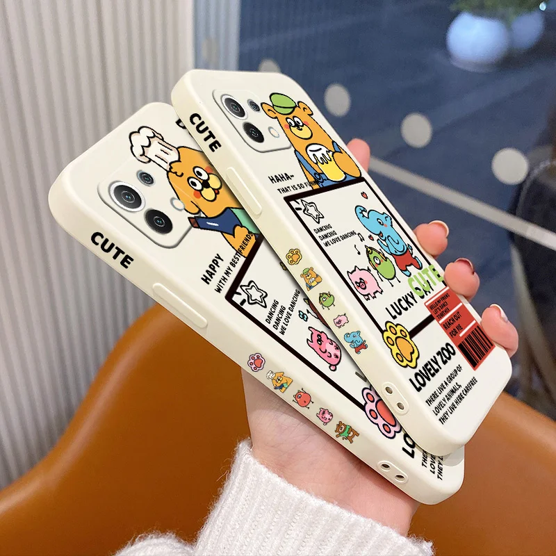 

Big Beer Bear family Phone Case For Xiaomi Mi 11 10T 10 lite 9T Note 10 Redmi Note 10 9 9T 8 8Pro 7 7Pro 9 9A K40 K30 Cover