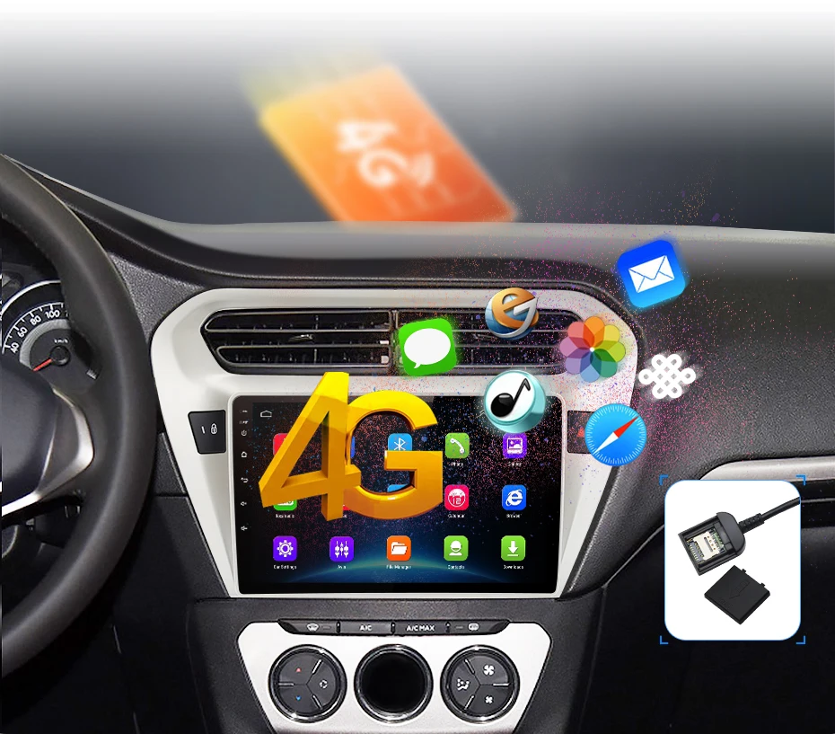 Junsun V1 2G+ 32G Android 9,0 для peugeot 301 Citroen Elysee- автомобильный Радио Мультимедиа Видео плеер навигация gps 2 din dvd
