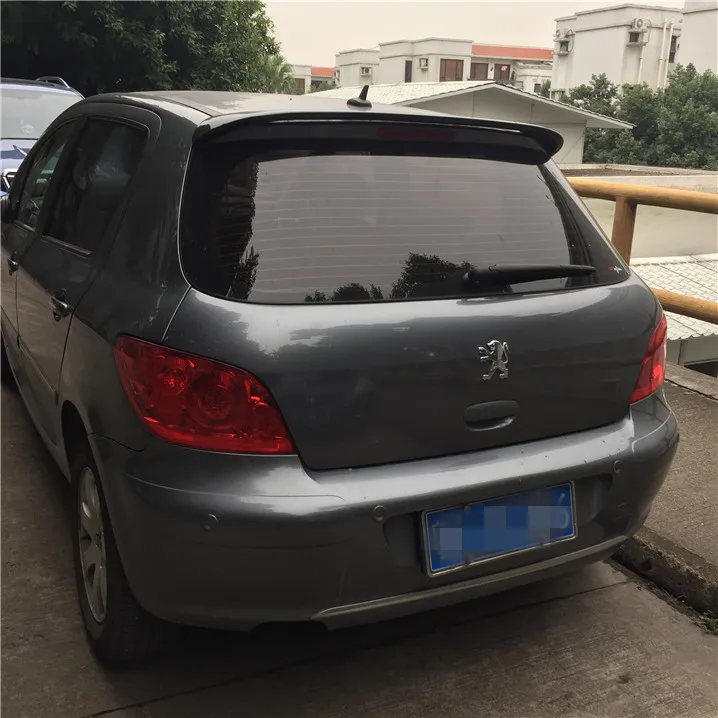 Спойлер для Peugeot 307 спойлер высокого качества из АБС пластика заднего крыла
