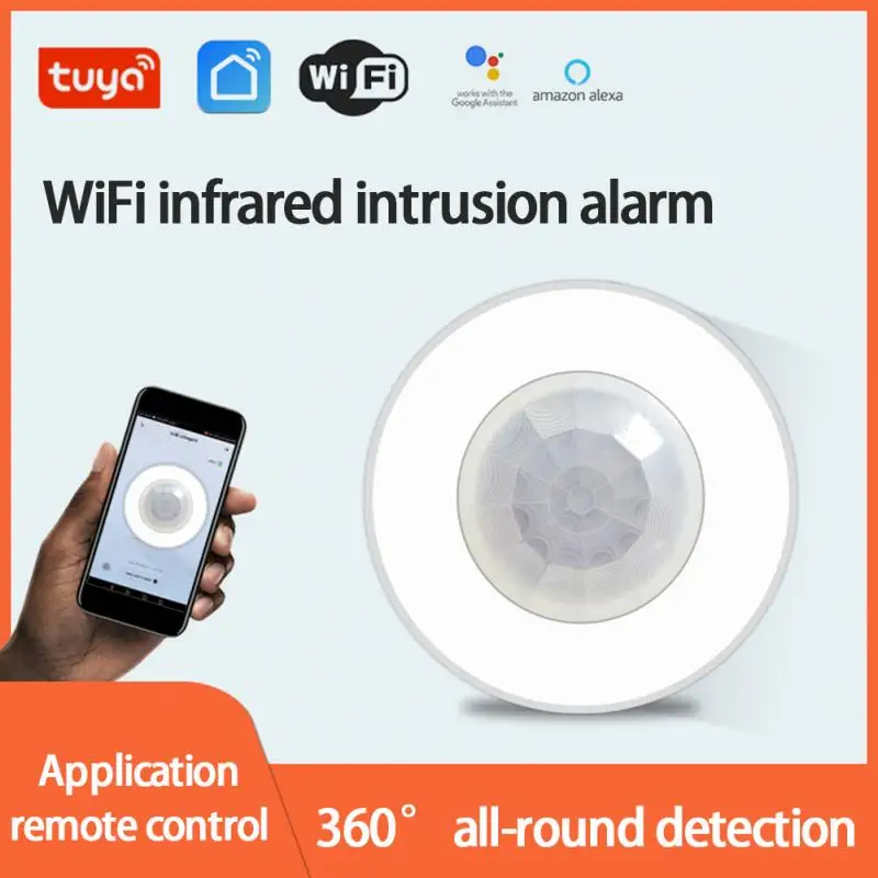 

Умный инфракрасный датчик обнаружения тела Tuya, Wi-Fi датчик для дома, с приложением
