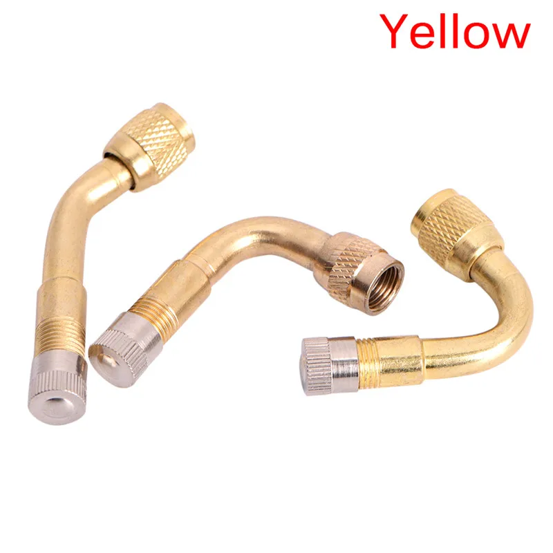 

1pc Motorcycle Car Truck Bicycle Scooter Air Tyre Extension Valve 45 /90/135 Degree Brass Air Tyre Extension Valve