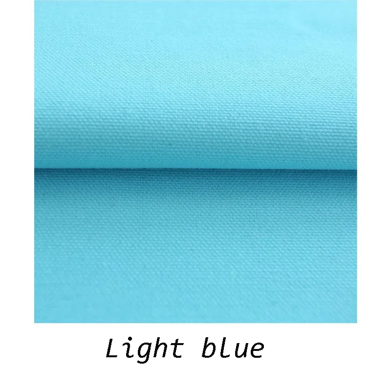 Light blue 50 см* 150 см хлопок плотная парусиновая ткань, ручная работа DIY лоскутное шитье мешок рисование на ткани холст - Цвет: Light blue
