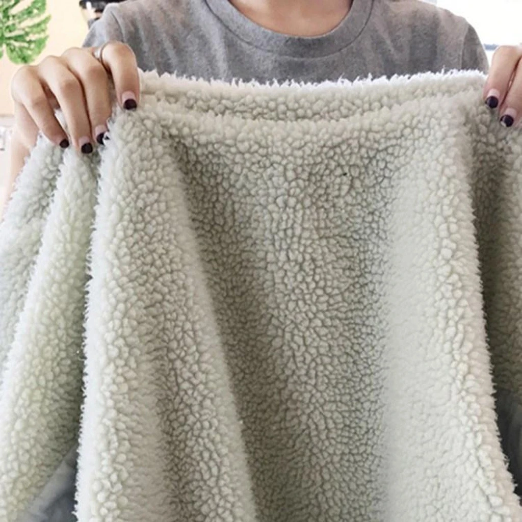 Женская теплая джинсовая куртка CHAMSGEND осенне-зимняя свободная кашемировая