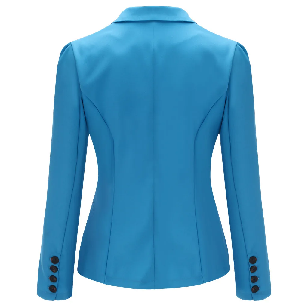 Женское однотонное пальто с отложным воротником желтое длинным рукавом верхняя