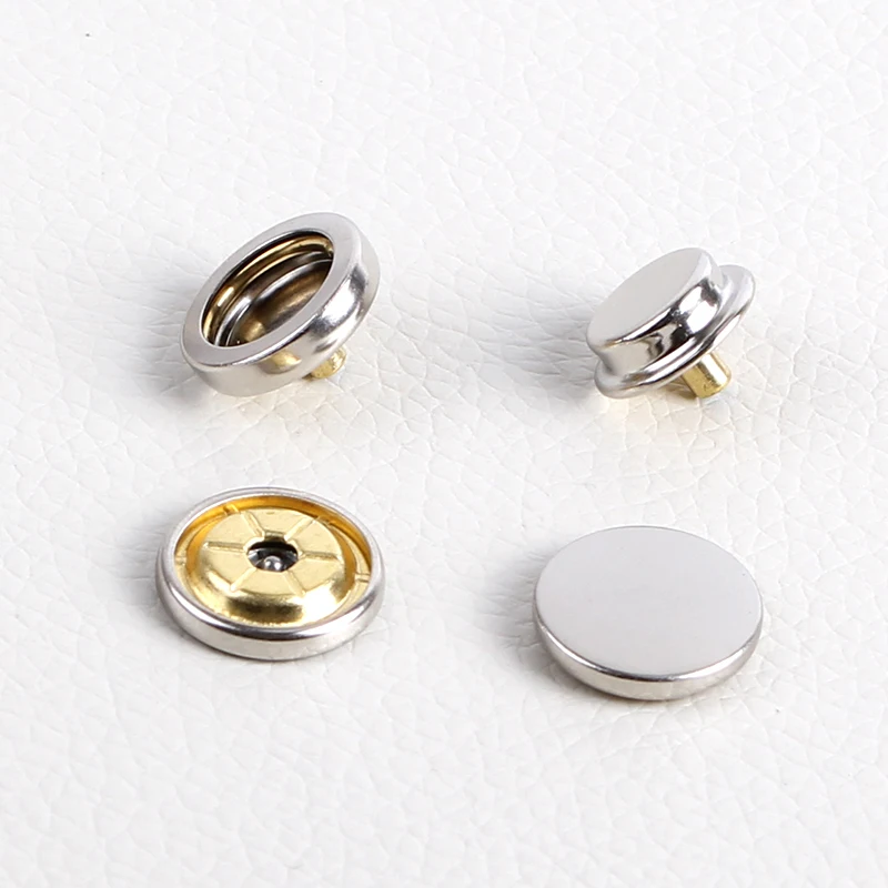 10 компл./упак. 12 5 мм Металлические пресс шпильки швейная кнопка заклепка застежки