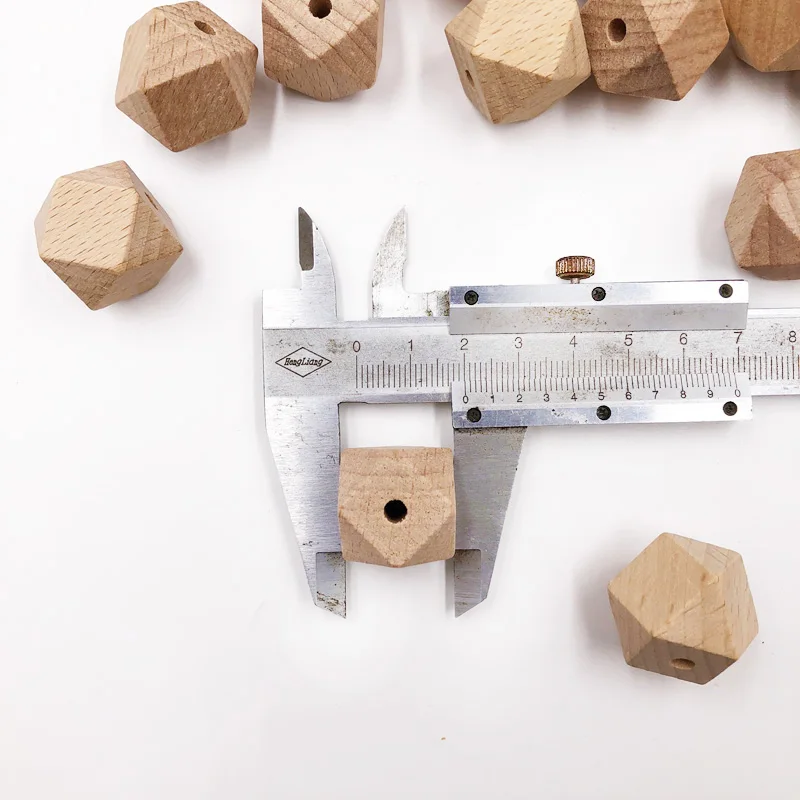 Бусины деревянные восьмиугольные 10-20 мм | Украшения и аксессуары