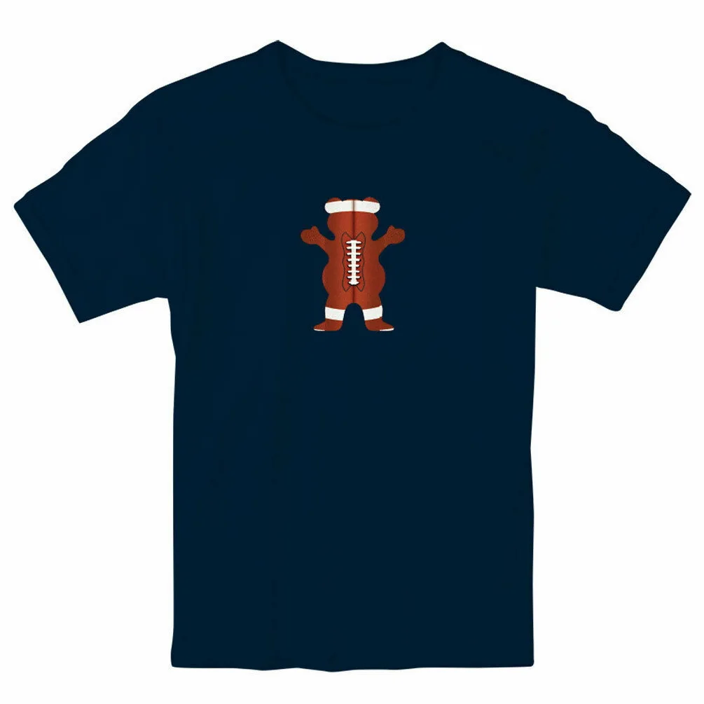 Grizzly Griptape Мужская Спортивная футболка с короткими рукавами и медведем Nvy синяя