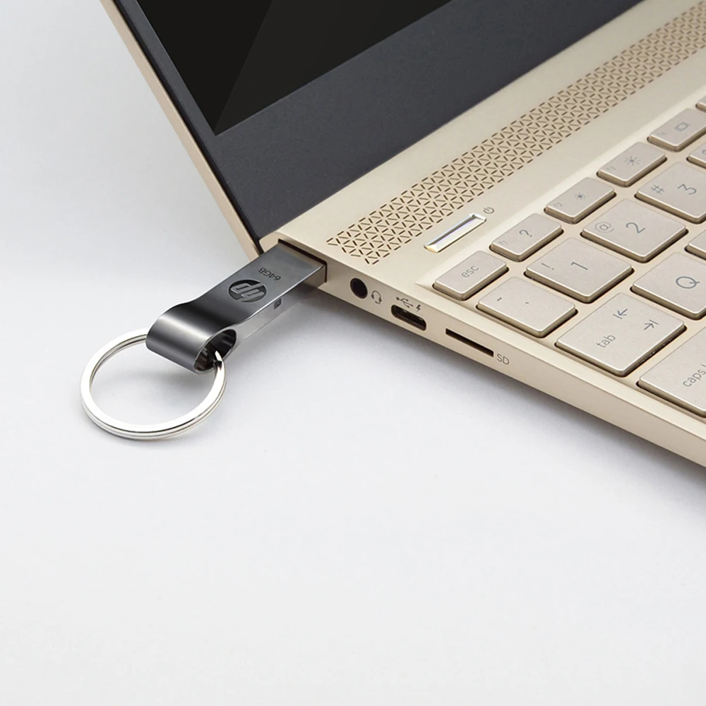 Hp Mini Metal флеш накопитель USB 3 0 128 ГБ 64 32 16 на ключ портативная карта памяти флешка