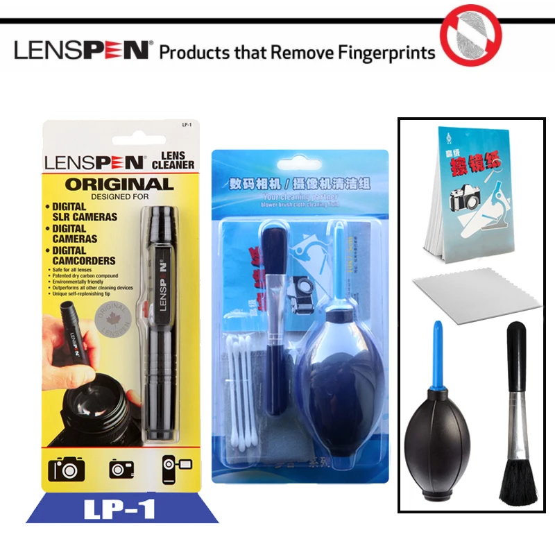 Lenspen Камера ручка чистки костюм комплект для ремонта цифровой зеркальной камеры Canon Nikon sony SLR Камера Ткань для очистки воздуха очиститель-воздуходув