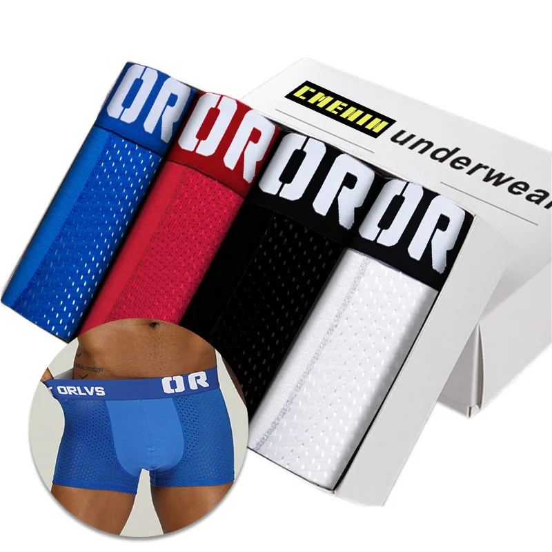 4 шт./комплект мужские трусы боксеры CM001|Мужские боксеры| |