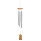 Музыкальные колокольчики с простым дизайном, деревянный маятник для наружного сада