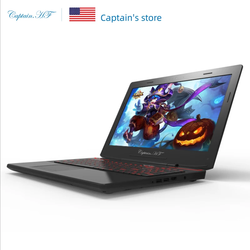 US Captain HF Ноутбук игровой 15 6 дюймовый дисплей Процессор Intel Core i7 6700HQ для игр GTX1060 ОС