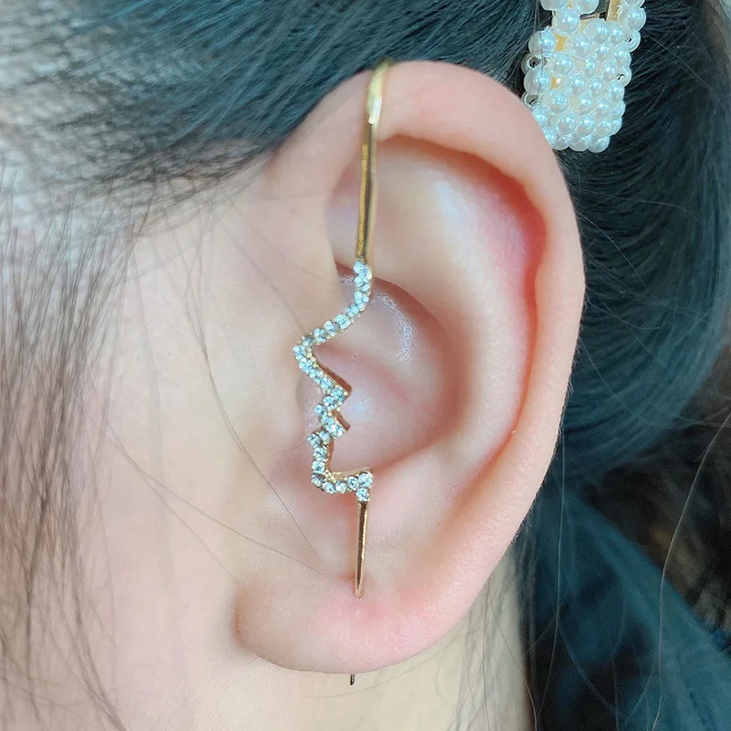 Куртка с модным геометрическим золото Цвет металлических пирсинг Кристалл