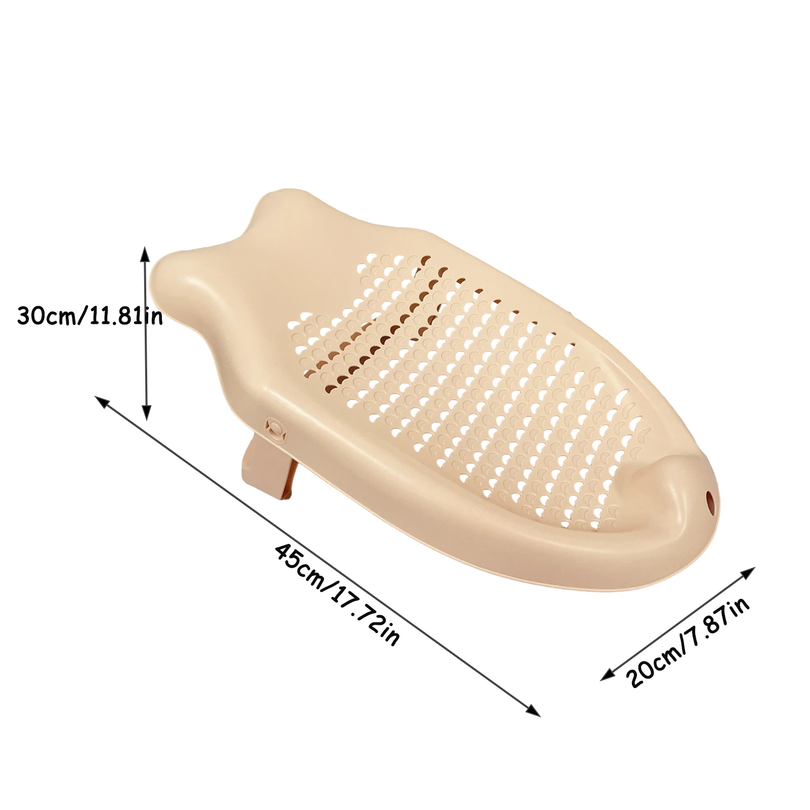 

Baby Shower Bath Tub Pad Non-Slip Bathtub Seat Support Mat Newborn Safety Security Bath Support Cushion Bathing Aid Frame