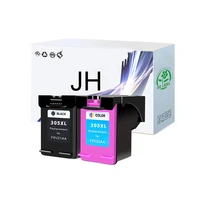 jh 305xl refilled ink cartridge replacement for hp 305 xl hp305 deskjet 2710 2720 4110 4120 4130 envy 6010 6020 6030 6420