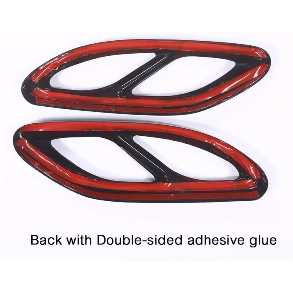 

1 Pair Rear Exhaust Pipe Cover Trims Tail Throat Frame Decoration for A B C Class W247 W205 2021 Car Styling Accessories