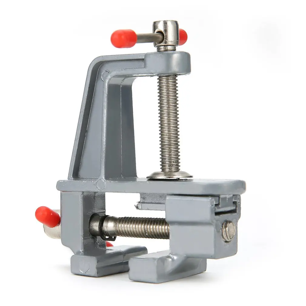 Aluminum Bench Vise Woodworking Table Clamp Crimping Hand Tool Table Vise Mini Locksmith Clip Small Jewelers DIY Parts