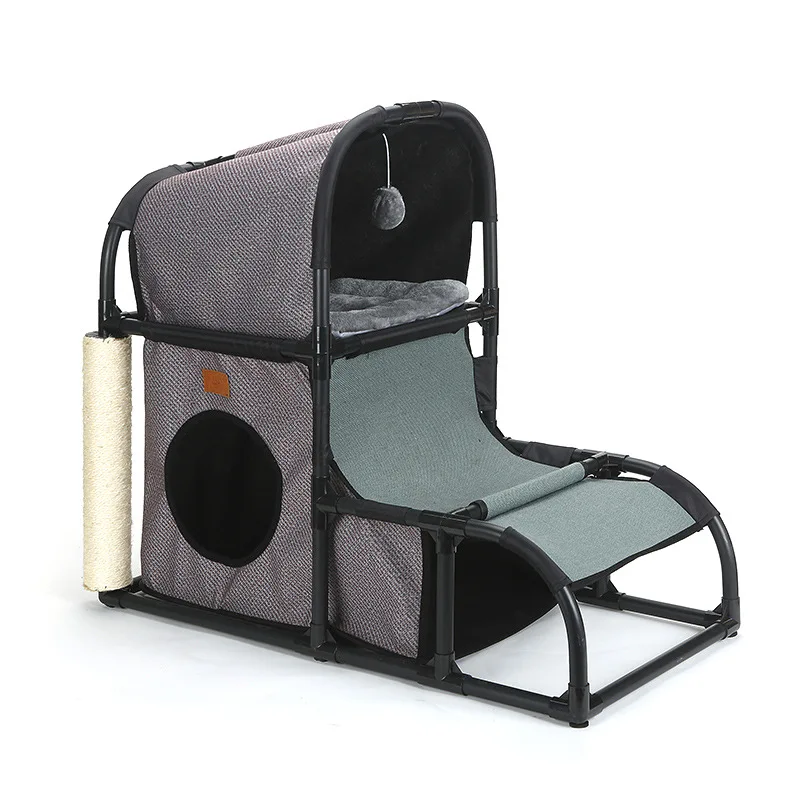 

Cat climbing cat litter cat supplies cat jumping platform, multifunctional cat rack removable combination cat litter