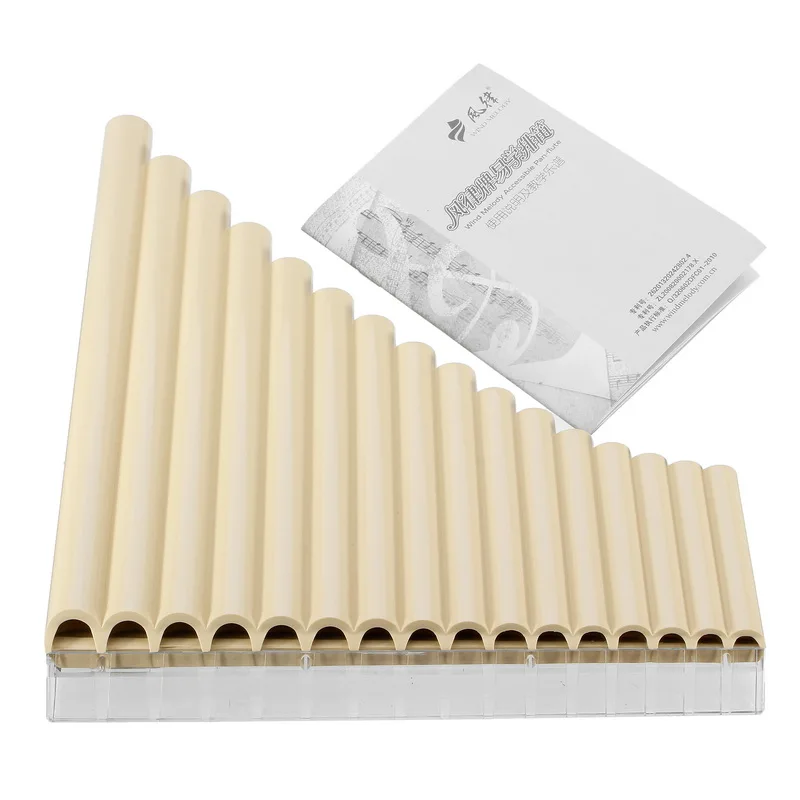 Zebra 16 трубка Экологичная смола C tone Pan Flute легкий обучающий мундштук музыкальный