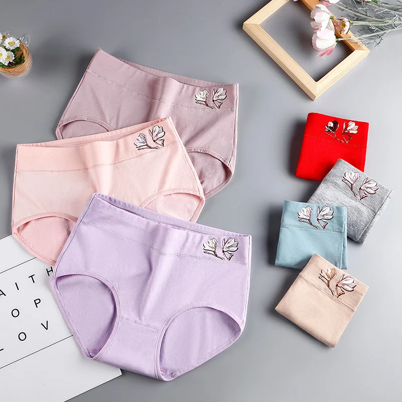 Новинка Хлопковые женские менструальные брюки большого размера со средней