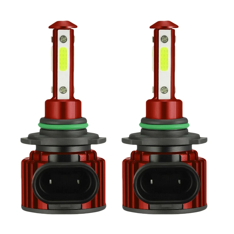 

4-Sides 9006+H11 Combo 4Side Glow LED Headlight Fog Kits Bulb