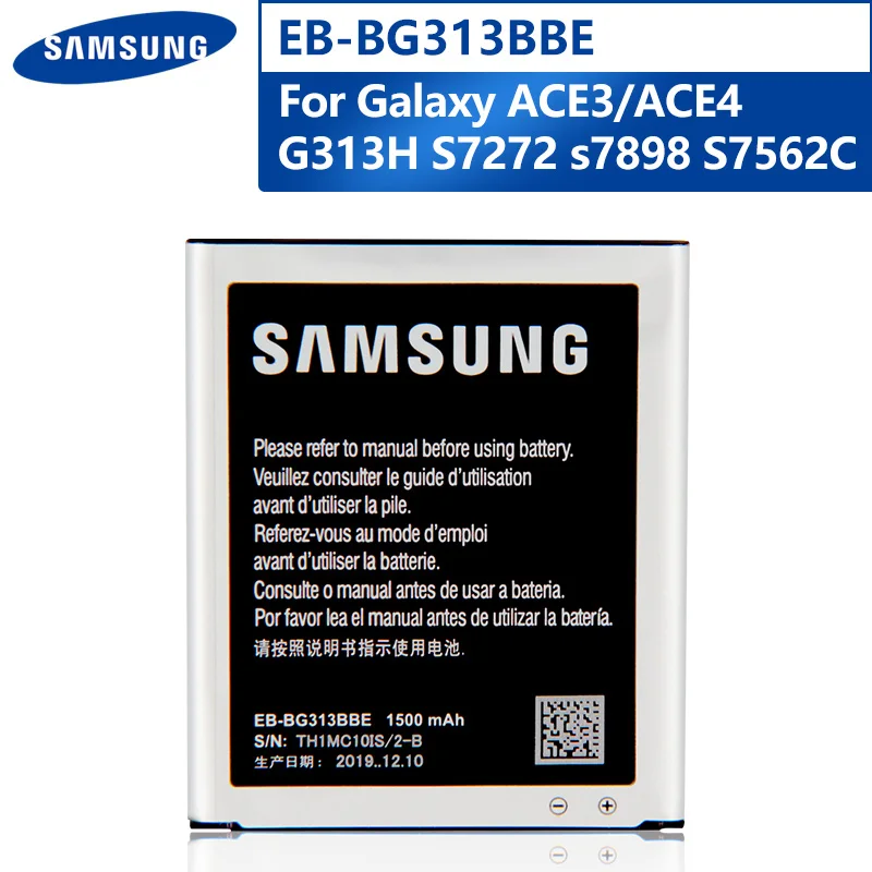 Оригинальная запасная аккумуляторная батарея для телефона Samsung G318H G313m J1 Mini Prime