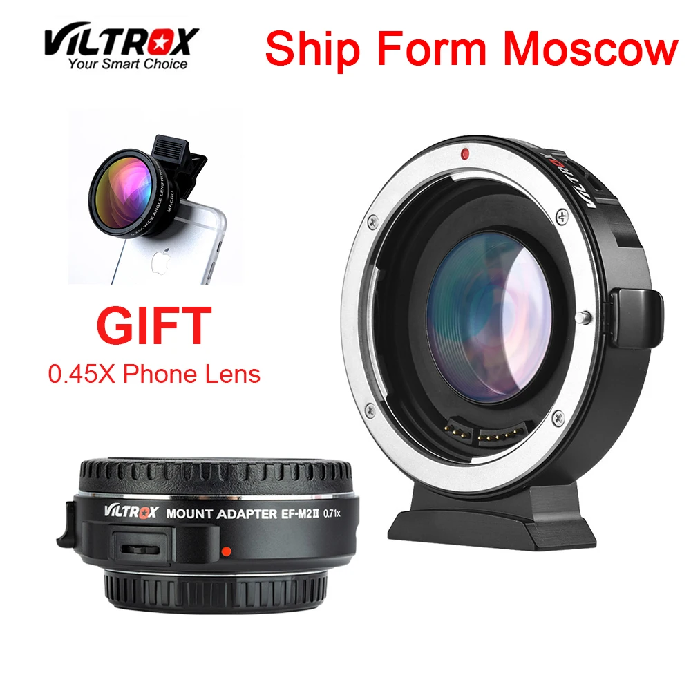 Viltrox Φ адаптер усилителя скорости фокусный редуктор автофокус 0.71x для объектива