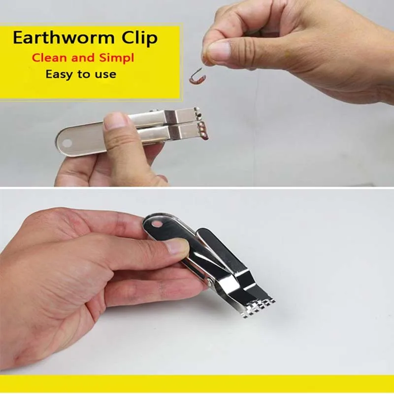 Рыболовный поворотный червь Vivid-world зажим для дождевого червя рыболовные